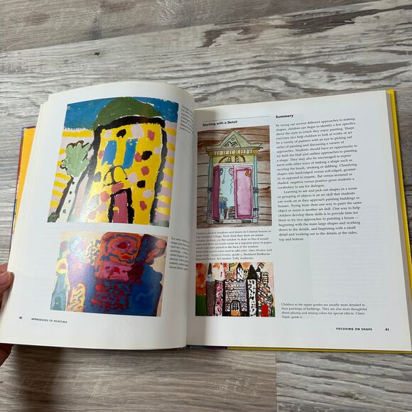 Children and Painting by Cathy Weisman Topal Hardcover Teaching Art Book - Picture 6 of 8